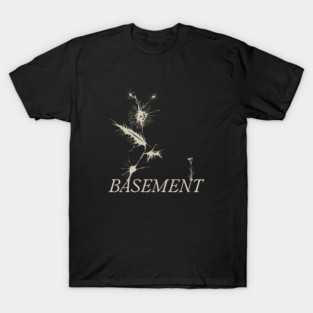 'BASEMENT' BAND DARK FLOWER T-Shirt