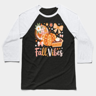 Fall Vibes Baseball T-Shirt