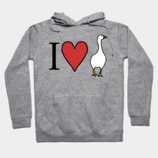 I Love My Silly Goose for Valentines Day Hoodie