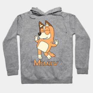 Cute Bluey Memaw Vintage Cartoon Hoodie