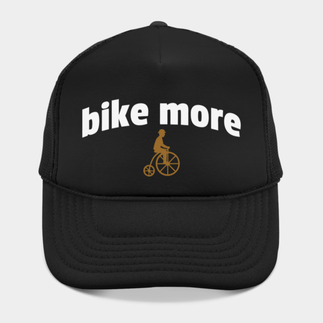Bike More – Embroidered Penny Farthing Rider Design by DonWillisJrArt