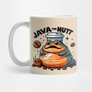 Java the Hutt – Funny Coffee Pun Parody Mug