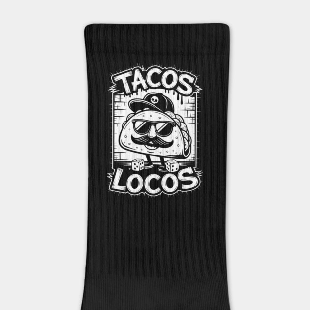 Tacos Locos Funny Urban Food Design by belownormal