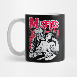 Vintage Rock Misfits Band Albums Punk Tour Logo Mug