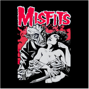 Vintage Rock Misfits Band Albums Punk Tour Logo Posters and Art