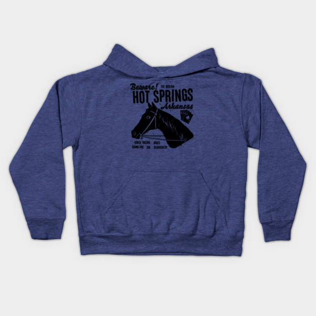 Hot Springs is Fun Kids Hoodie by rt-shirts