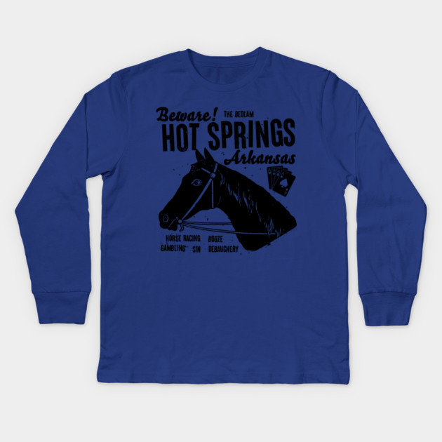 Hot Springs is Fun Kids Long Sleeve T-Shirt by rt-shirts