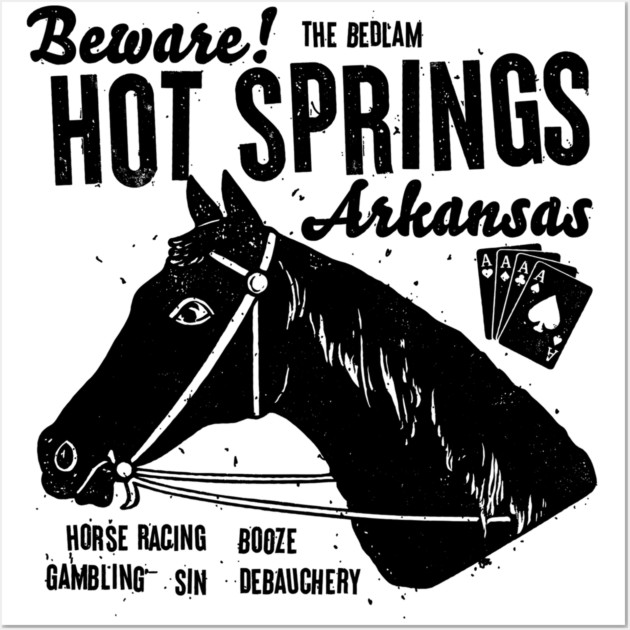 Hot Springs is Fun Wall Art by rt-shirts