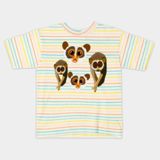 S is for Slender Loris Kids T-Shirt