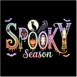 Spooky Season - Iridescent Posters and Art