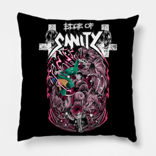 Edge Of Sanity Rock Lee and Gaara Pillow