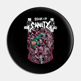 Edge Of Sanity Rock Lee and Gaara Pin