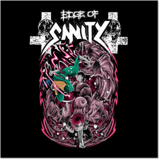 Edge Of Sanity Rock Lee and Gaara Posters and Art