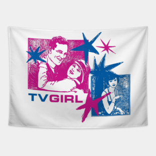 TV GIRL BAND WHO REALLY CARES INSPIRED Tapestry