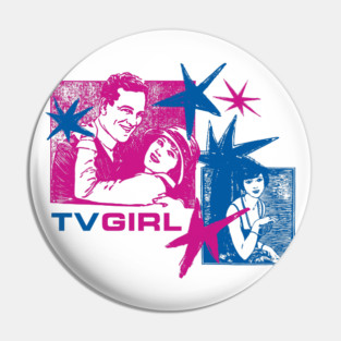 TV GIRL BAND WHO REALLY CARES INSPIRED Pin