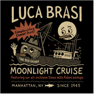 Luca Brasi Moonlight Cruise Vintage Posters and Art