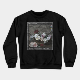 Album Cover New Order // Power, Corruption and Lies Crewneck Sweatshirt