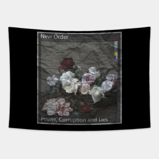 Album Cover New Order // Power, Corruption and Lies Tapestry