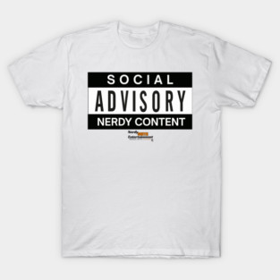 Nerdy Content Advisory T-Shirt