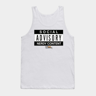 Nerdy Content Advisory Tank Top