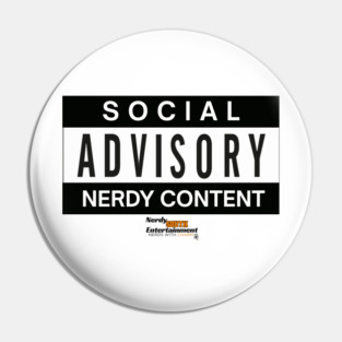 Nerdy Content Advisory Pin