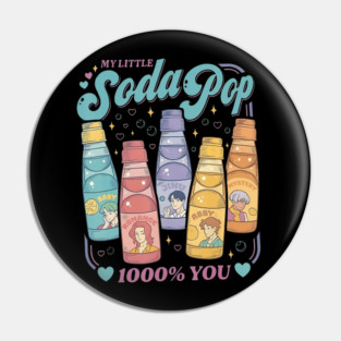 saja boys my little soda pop Pin