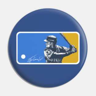 Vintage Junior Baseball  - Ken Griffey Jr 90s logo Pin