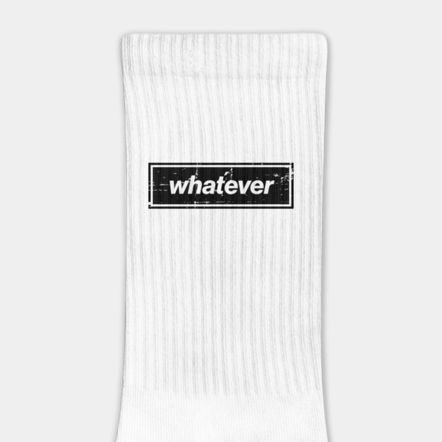 Whatever - The Mancunian Indie Anthem Black by Butter Creative