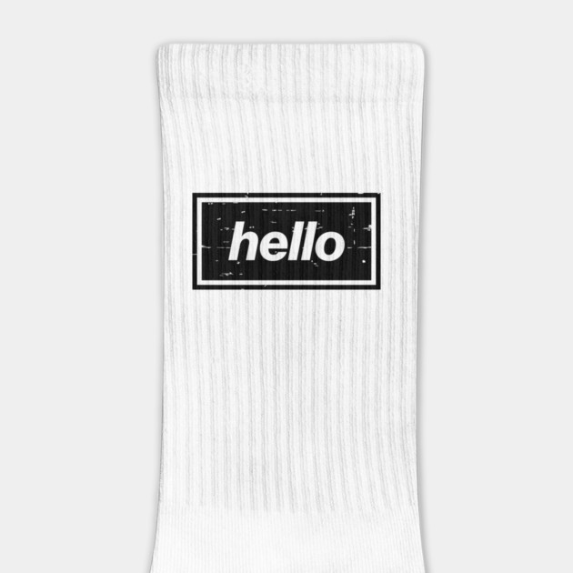Hello - The Mancunian Indie Anthem Black by Butter Creative