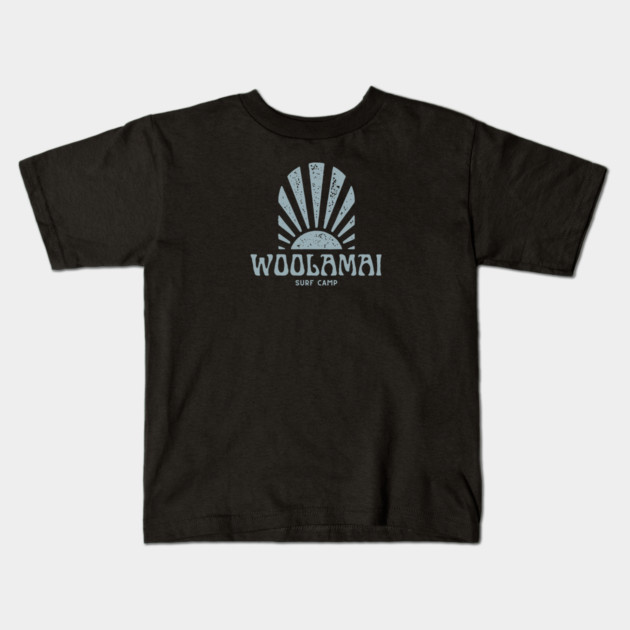 Woolamai Beach Surf Camp Kids T-Shirt by Timeless Chaos