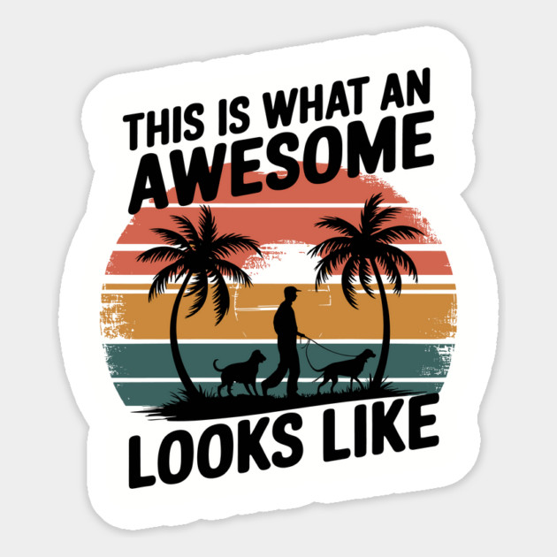 This-is-what-an-awesome-dog-walker-looks-like Magnet by JessArty