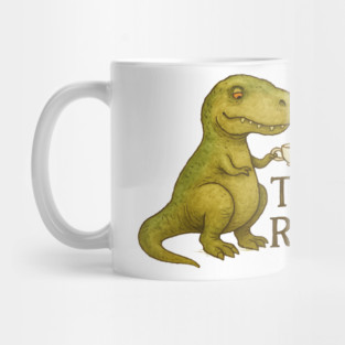 Tea Rex Funny T-Rex with Tea Mug