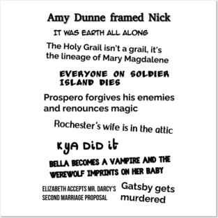 Spoiler Shirt Posters and Art