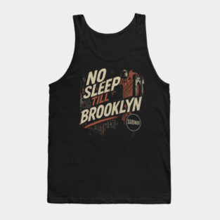 Vintage No Sleep Till Brooklyn NYC Urban Grunge Tank Top
