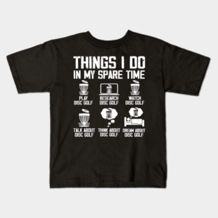 Golf Things I Do In My Spare Time | Funny Golfer for Kids Boys Men Kids T-Shirt