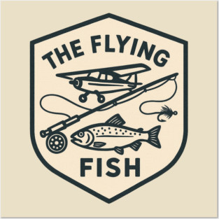 Flying Fish (Back Design) Posters and Art