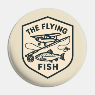 Flying Fish (No Back Design) Pin
