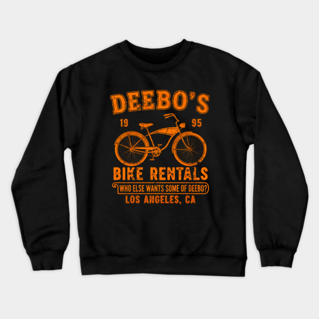 Deebos Bike Rentals 1995 Crewneck Sweatshirt by OUTFITPAW
