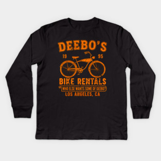 Deebos Bike Rentals 1995 Kids Long Sleeve T-Shirt
