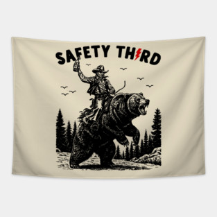 Safety Third Tapestry