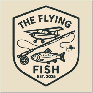 Flying Fish Est 2025 Posters and Art