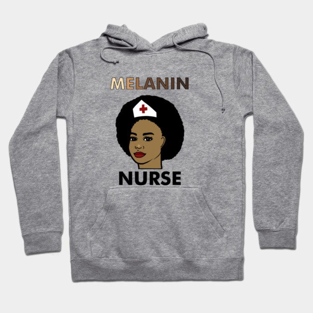 Afro Melanin Nurse, Black History African Hoodie by logiamerch