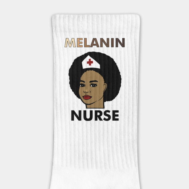 Afro Melanin Nurse, Black History African by logiamerch