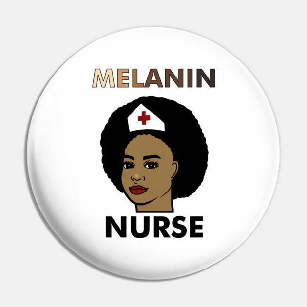 Afro Melanin Nurse, Black History African Pin by logiamerch