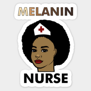 Afro Melanin Nurse, Black History African Magnet