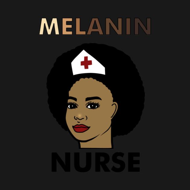 Afro Melanin Nurse, Black History African by logiamerch