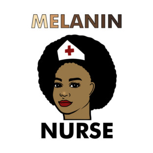 Afro Melanin Nurse, Black History African T-Shirt