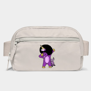 Funny Afro Unicorn Melanin dab dance Bag