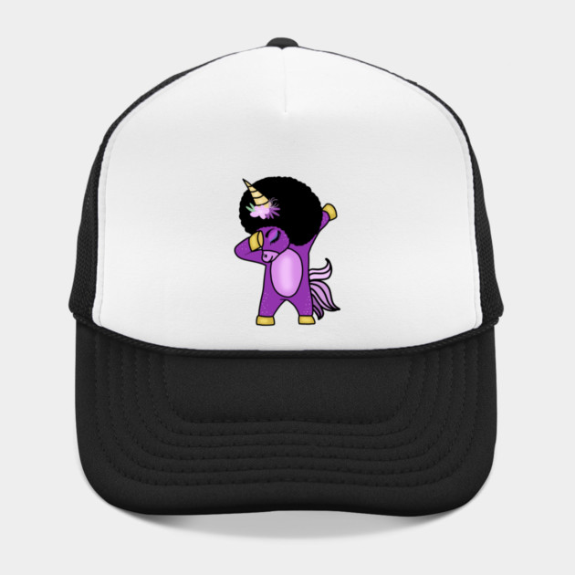 Funny Afro Unicorn Melanin dab dance by logiamerch