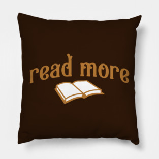 Read More – Book Lover Typography Design with Open Book Graphic Pillow